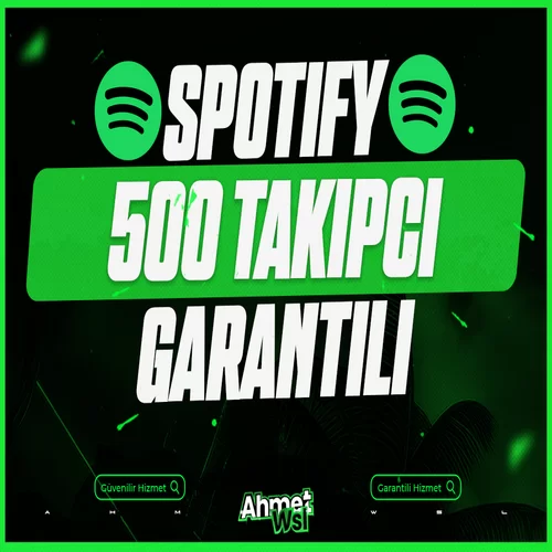  ⭐Spotify 500 Takipçi